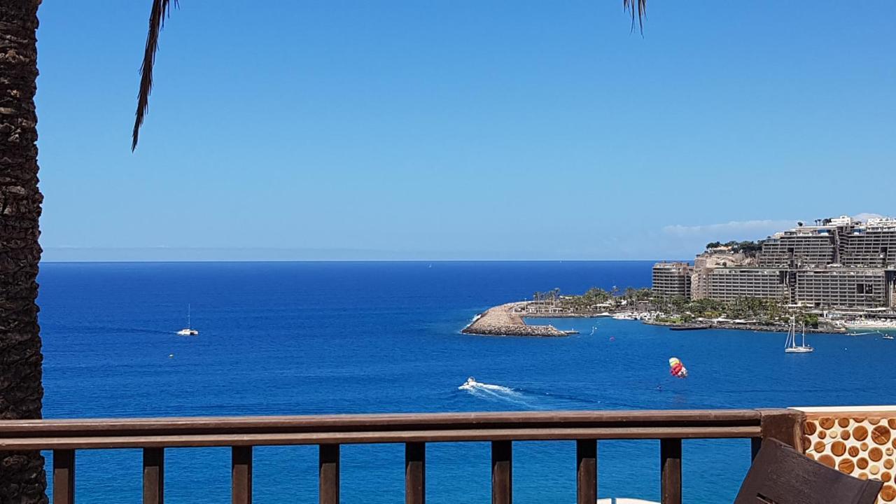 Deluxe Seaview-Sunsets !Transfe-R Inc! Pool,2Aircond,2Tv65",600Mb Dishwasher,,2 Beaches,Anfi-View Apartment ปาตาลาวากา ภายนอก รูปภาพ