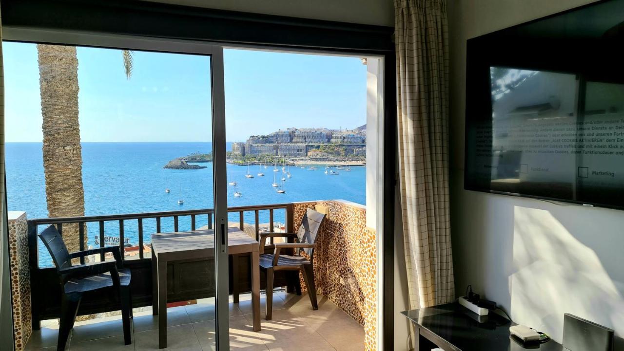Deluxe Seaview-Sunsets !Transfe-R Inc! Pool,2Aircond,2Tv65",600Mb Dishwasher,,2 Beaches,Anfi-View Apartment ปาตาลาวากา ภายนอก รูปภาพ