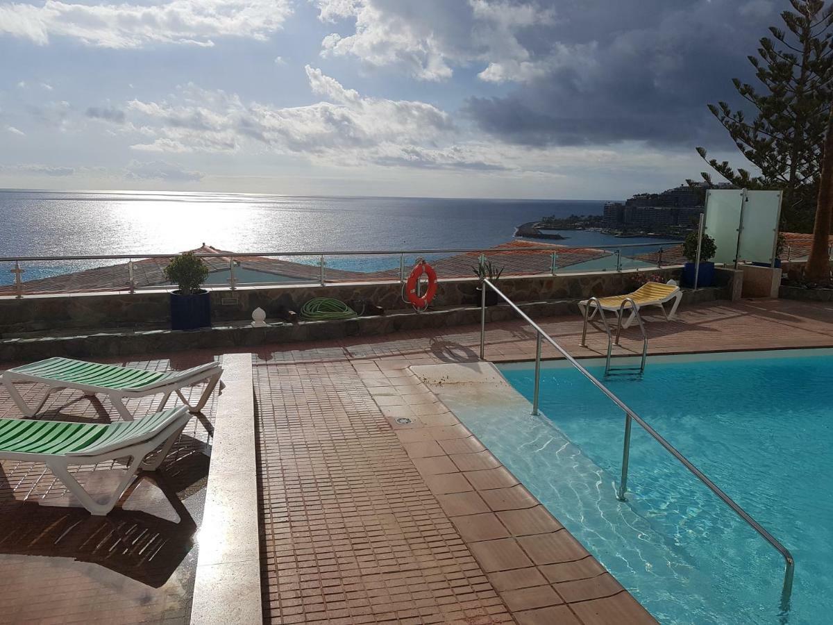 Deluxe Seaview-Sunsets !Transfe-R Inc! Pool,2Aircond,2Tv65",600Mb Dishwasher,,2 Beaches,Anfi-View Apartment ปาตาลาวากา ภายนอก รูปภาพ